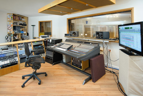 Giant Steps Recording Control Room